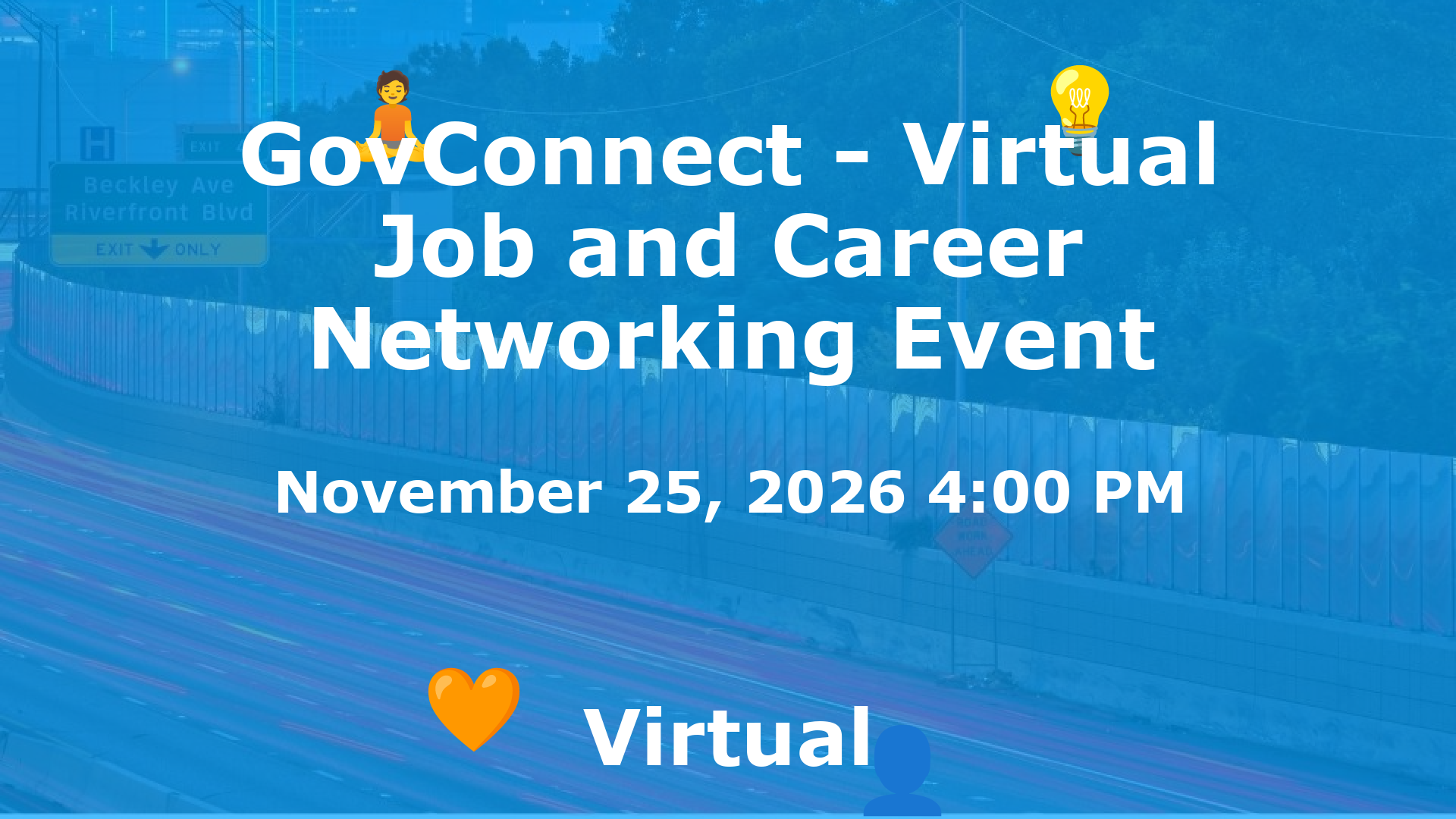 GovConnect - Virtual Job and Career Networking Event event image